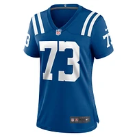 Maillot de match l'équipe Nike Josh Sills des Royal Indianapolis Colts pour femme