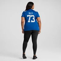 Maillot de match l'équipe Nike Josh Sills des Royal Indianapolis Colts pour femme