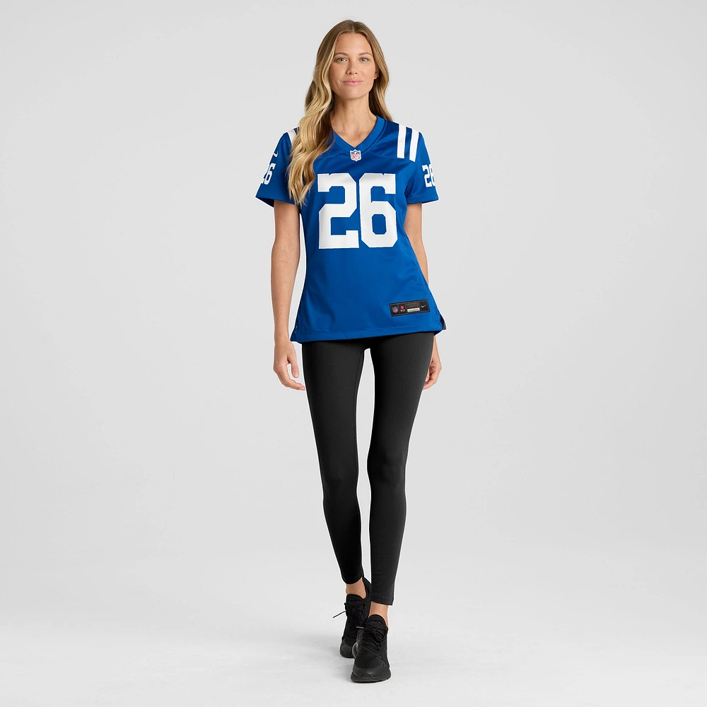 Women's Nike Khalil Herbert  Royal Indianapolis Colts Team Game Jersey