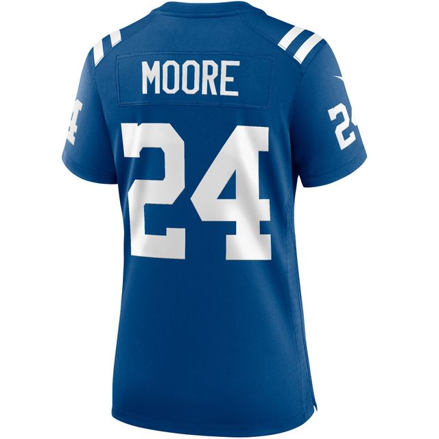 Maillot de joueur retraité Nike Lenny Moore Royal Indianapolis Colts Game pour femme