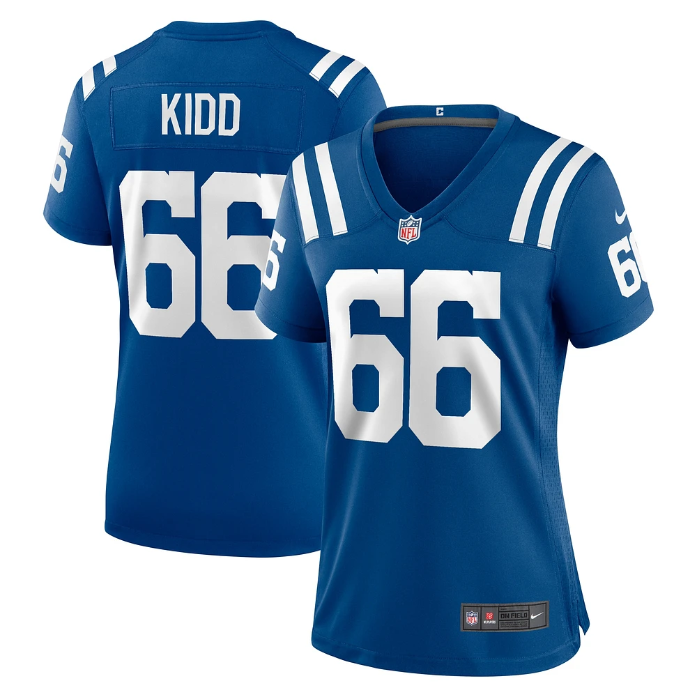 Maillot de match Nike Lewis Kidd Royal Indianapolis Colts pour femme