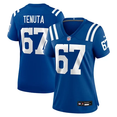 Women's Nike Luke Tenuta  Royal Indianapolis Colts Team Game Jersey