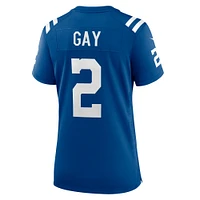 Maillot de joueur Nike Matt Gay Royal Indianapolis Colts pour femme