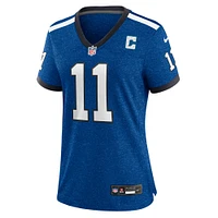 Maillot Nike Michael Pittman Jr. de joueur des Indianapolis Colts pour femme, bleu