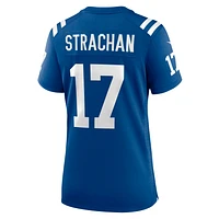 Maillot de match Nike Mike Strachan Royal Indianapolis Colts pour femme