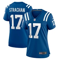 Maillot de match Nike Mike Strachan Royal Indianapolis Colts pour femme