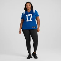 Maillot de match Nike Mike Strachan Royal Indianapolis Colts pour femme