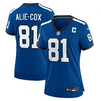 Maillot de match alternatif Indianapolis Colts Indiana Nights pour femme Nike Mo Alie Cox