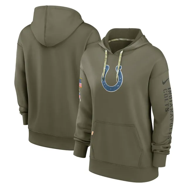 Lids Indianapolis Colts Nike Women's 2021 Salute To Service Therma  Performance Pullover Hoodie - Olive