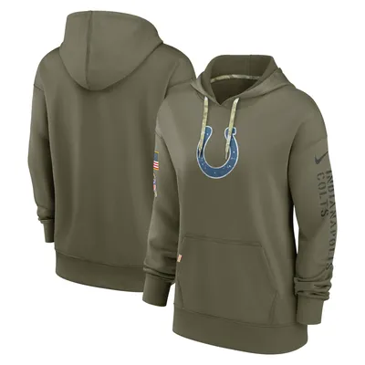 Youth Carolina Panthers Nike Olive 2021 Salute To Service Therma  Performance Pullover Hoodie