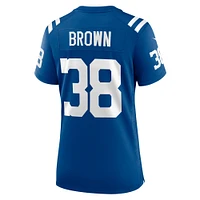 Maillot de joueur match Nike Pharaoh Brown Royal Indianapolis Colts pour femme