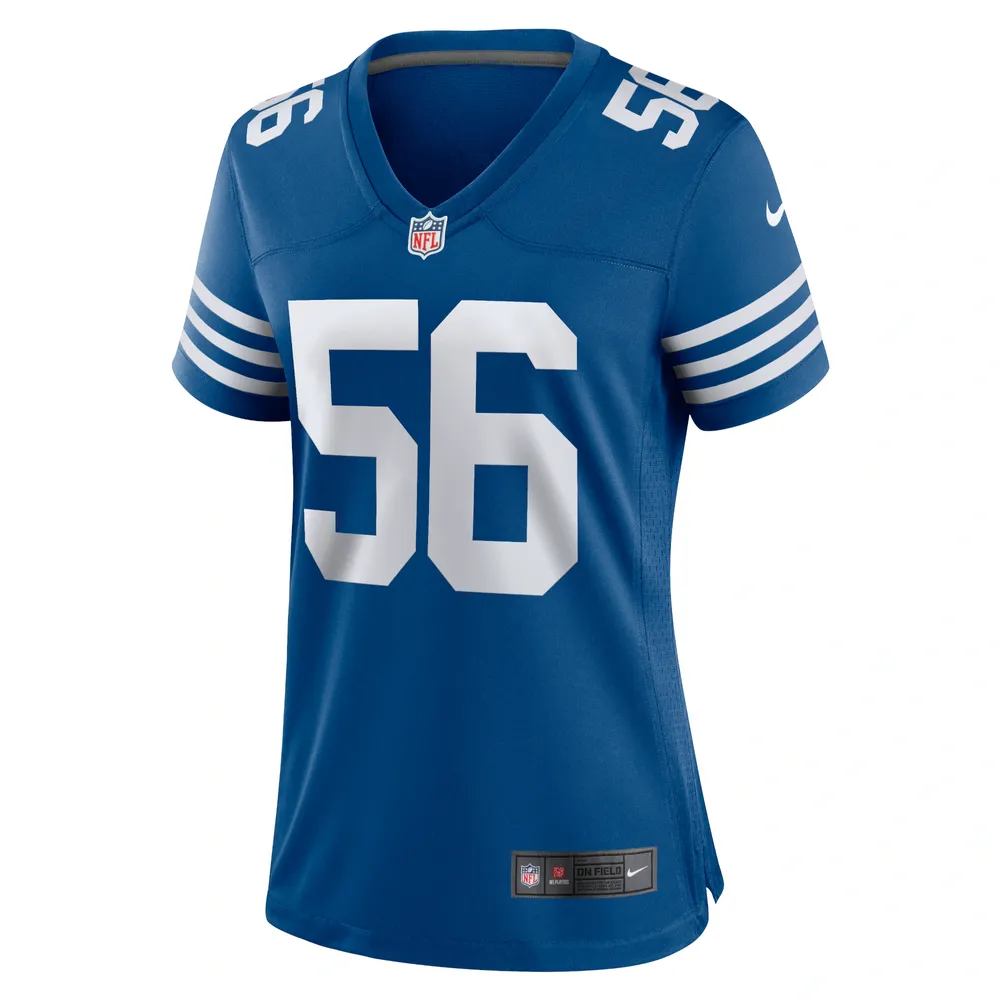 Maillot de match alternatif Nike Quenton Nelson Royal Indianapolis Colts pour femme