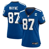 Maillot de jeu alternatif Indianapolis Colts Indiana Nights Nike Reggie Wayne Royal pour femme