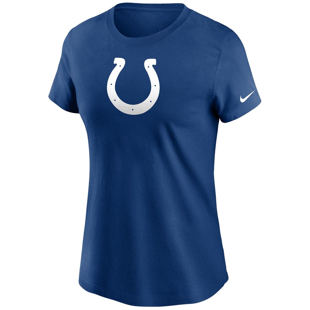 Women's Nike Royal Indianapolis Colts Logo Essential T-Shirt