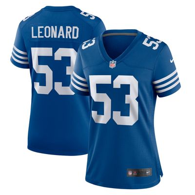 Women's Nike Shaquille Leonard Royal Indianapolis Colts Alternate Game Jersey