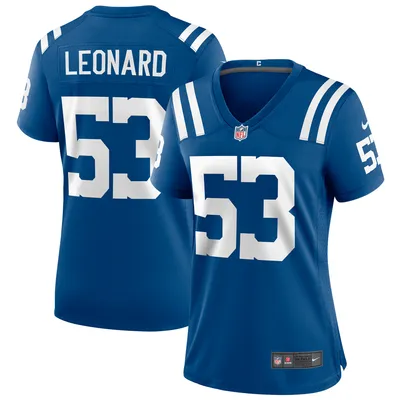 Maillot de jeu Nike Shaquille Leonard Royal Indianapolis Colts pour femme