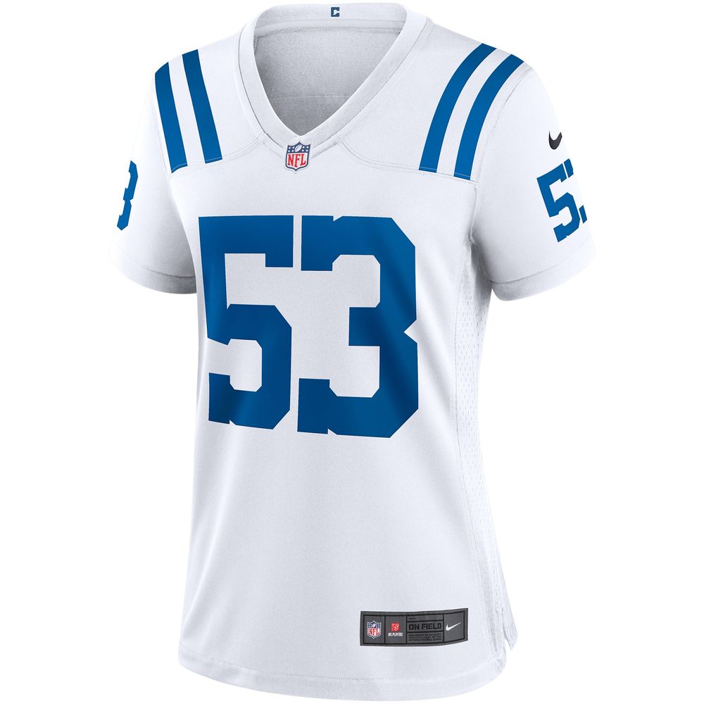 Women's Nike Shaquille Leonard White Indianapolis Colts Game Player Jersey