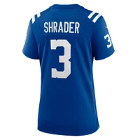 Women's Nike Spencer Shrader  Royal Indianapolis Colts Team Game Jersey