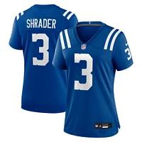 Women's Nike Spencer Shrader  Royal Indianapolis Colts Team Game Jersey