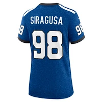 Nike Tony Siragusa Royal Indianapolis Colts Indiana Nights Maillot de jeu alternatif pour femme