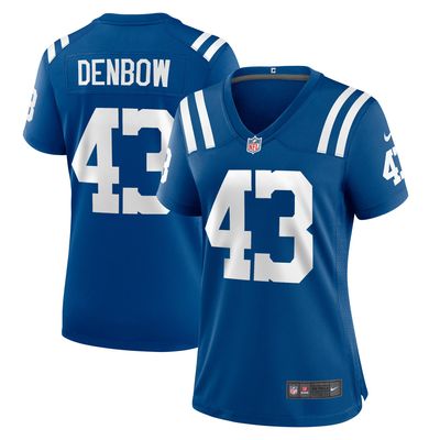 Women's Nike Trevor Denbow Royal Indianapolis Colts Game Player Jersey