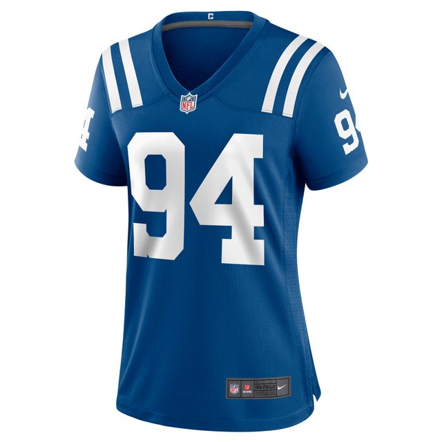 Maillot de match Nike Tyquan Lewis Royal Indianapolis Colts pour femme