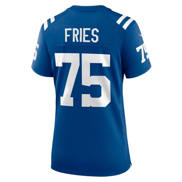 Maillot de match Nike Will Fries Royal Indianapolis Colts pour femme