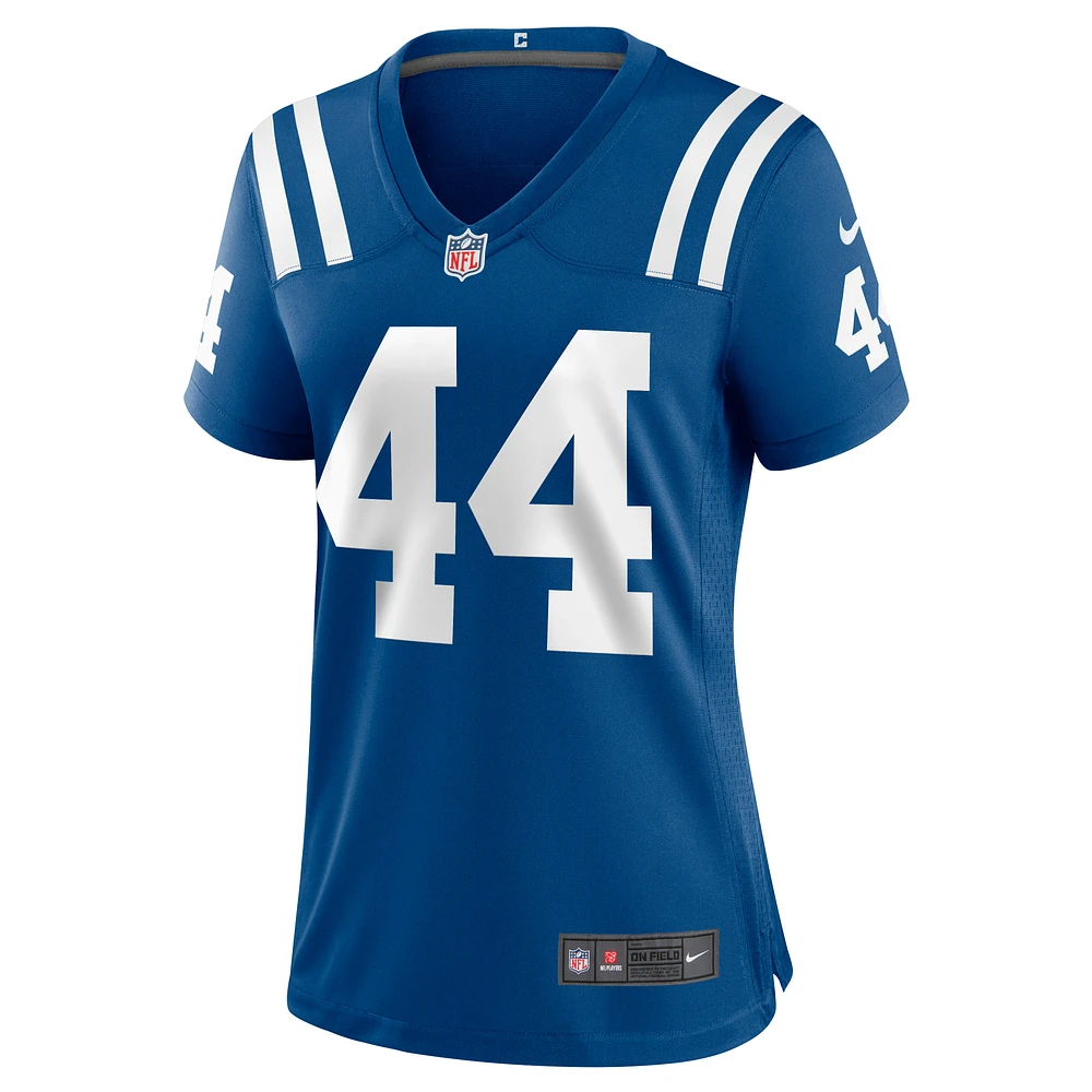 Maillot de match Nike Zaire Franklin Royal Indianapolis Colts pour femme