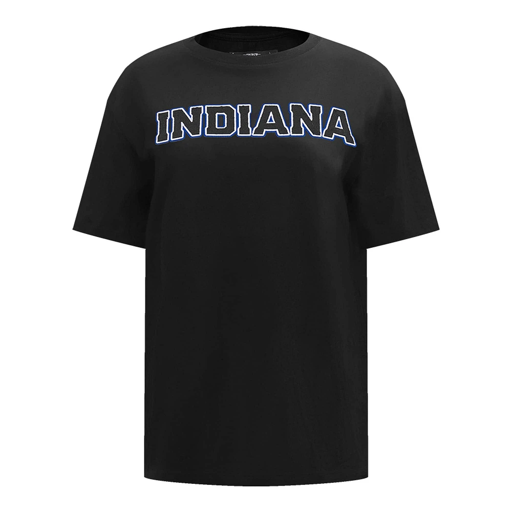 T-shirt oversize Pro Standard noir pour femme Indianapolis Colts Indiana Nights