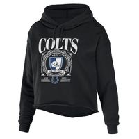 Lids Indianapolis Colts WEAR by Erin Andrews Women's Fleece Cropped Pullover  Hoodie - Black