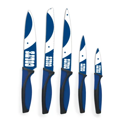 Indianapolis Colts Woodrow 5-Piece Stainless Steel Cutlery Knife Set