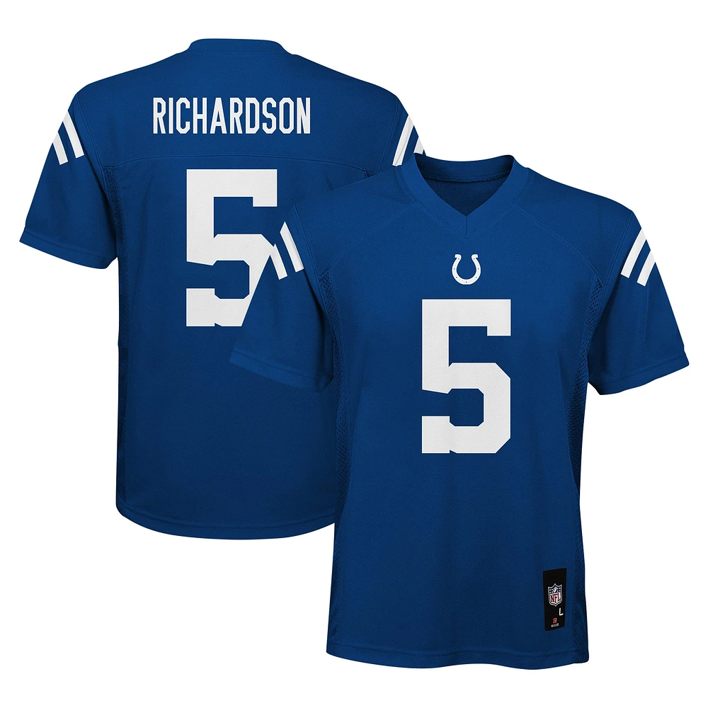 Maillot de joueur réplique des Royal Indianapolis Colts d'Anthony Richardson pour les jeunes