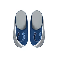 Youth FOCO Indianapolis Colts Big Logo Color Edge Slippers