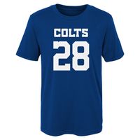 Youth Jonathan Taylor Royal Indianapolis Colts Mainliner Player Name & Number T-Shirt