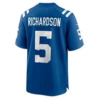 Maillot de match Nike Anthony Richardson Royal Indianapolis Colts pour jeunes