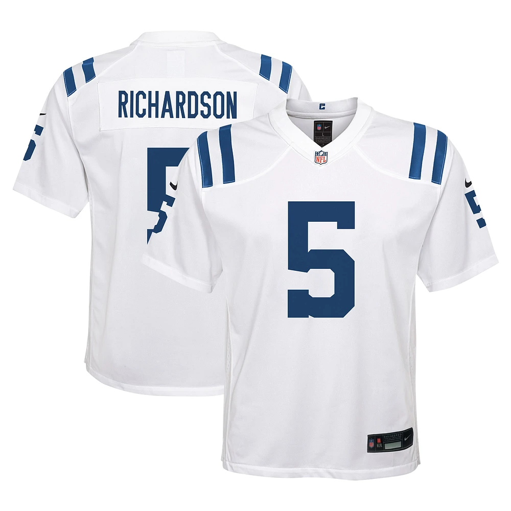 Maillot de match joueur Nike Anthony Richardson pour jeunes des Colts d'Indianapolis, blanc