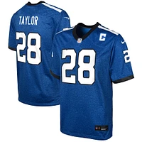 Maillot de match Nike Jonathan Taylor pour jeunes des Colts d'Indianapolis, bleu