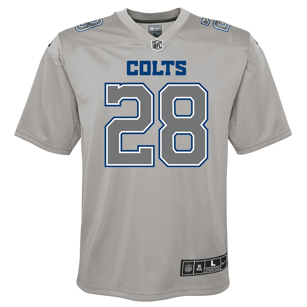 Youth Nike Jonathan Taylor Gray Indianapolis Colts Atmosphere Game Jersey