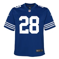 Maillot de match alternatif Nike Jonathan Taylor Royal Indianapolis Colts pour jeune