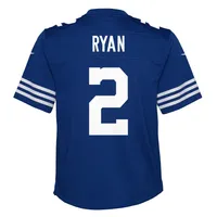 Maillot de jeu alternatif des Colts d'Indianapolis Nike Matt Ryan Royal pour jeune