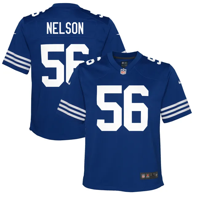 Majestic Men's Threads Quenton Nelson Royal Indianapolis Colts Tri