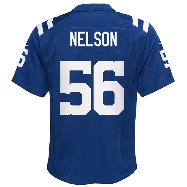 Maillot de match Nike Quenton Nelson Royal Indianapolis Colts pour jeune