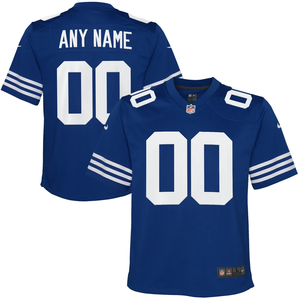 Men's Nike Royal Indianapolis Colts Vapor Elite Custom Jersey