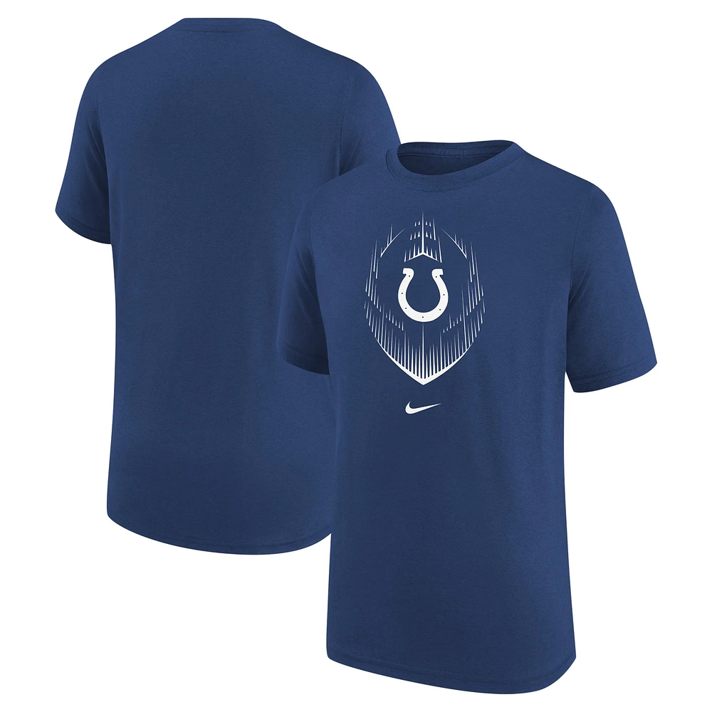 T-shirt Nike Royal Indianapolis Colts Legend Icon pour jeunes