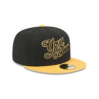 Men's New Era  Black Indianapolis Indians Theme Nights 59FIFTY Fitted Hat
