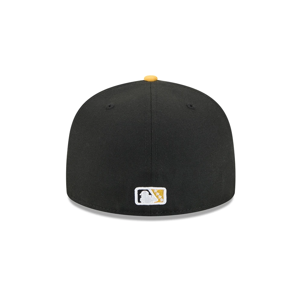 Men's New Era  Black Indianapolis Indians Theme Nights 59FIFTY Fitted Hat