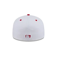 Men's New Era  White Indianapolis Indians Theme Nights 59FIFTY Fitted Hat