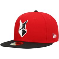 Men's New Era Red Indianapolis Indians Authentic Collection Team Home 59FIFTY Fitted Hat