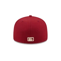 Men's New Era  Cream Inland Empire 66ers Theme Nights 59FIFTY Fitted Hat