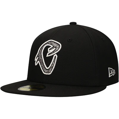 Men's New Era Black Cucuys de San Bernardino Copa la Diversión 59FIFTY Fitted Hat